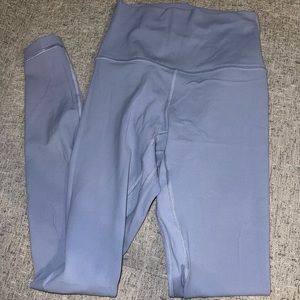 lululemon align high rise leggings 28 inch in color chambray